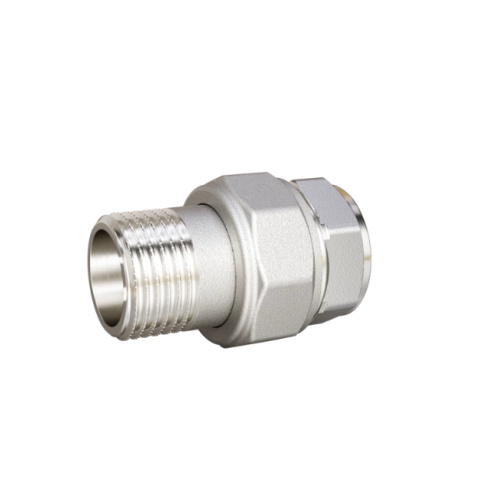 Сгон разъемный (американка) LD Pride DN20 (3/4") ВР/НР латунь никель